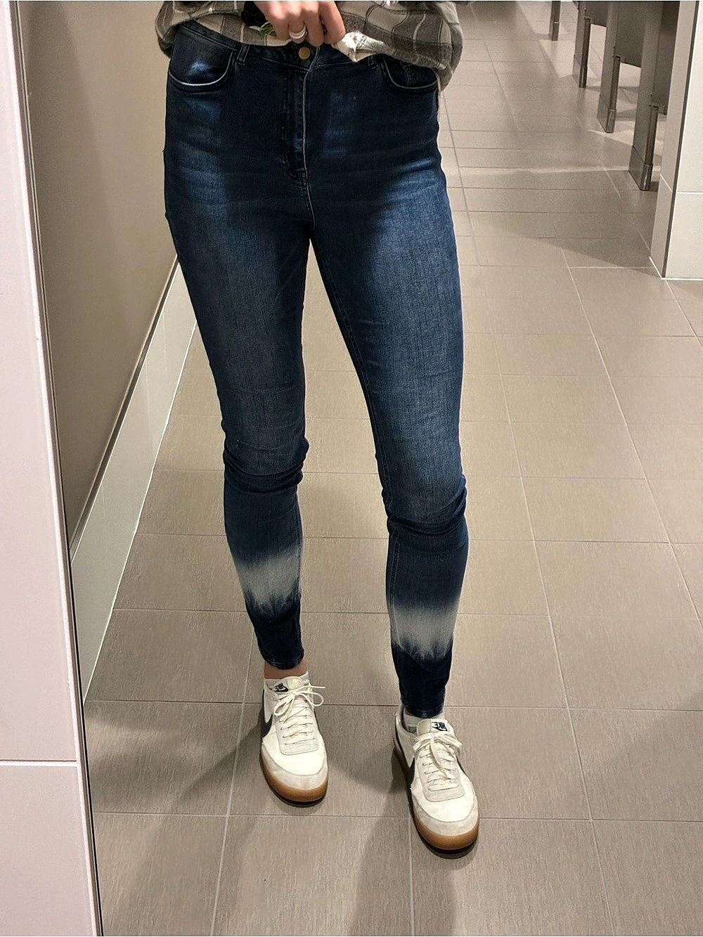 TALL 37” Inseam Blue Skinny Jeans